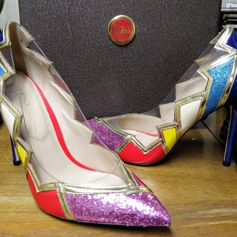 Aldo Mirasa Metallic Pumps
